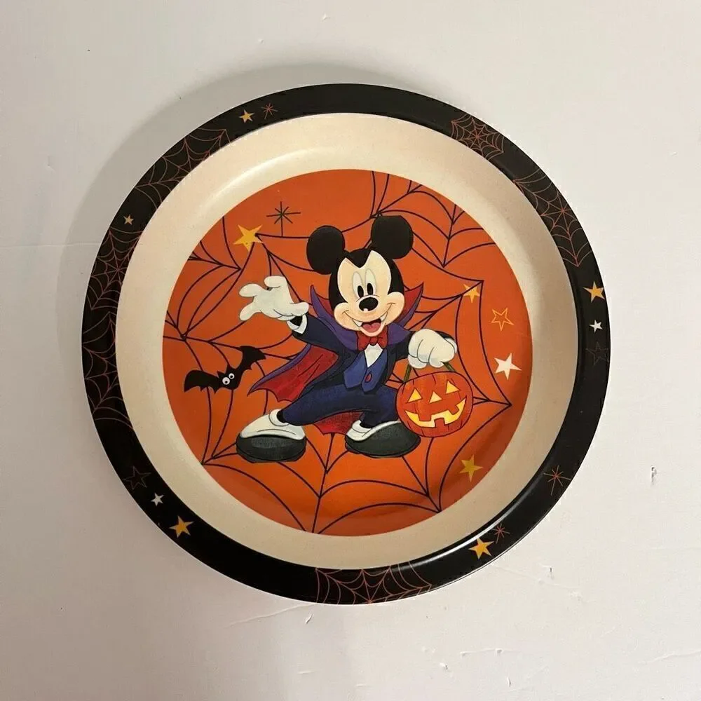 VTG Disney Mickey And Minnie Halloween Dishes